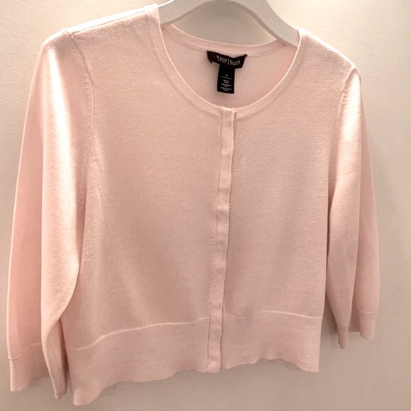 WHBM size M 3/4 sleeve crop sweater - Picture 3 of 16